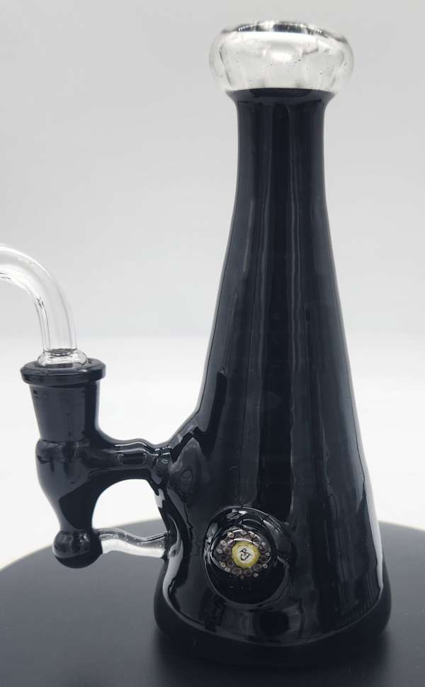 Stealth Series 14mm UV Reactive Dab Rig By @glassbyaj