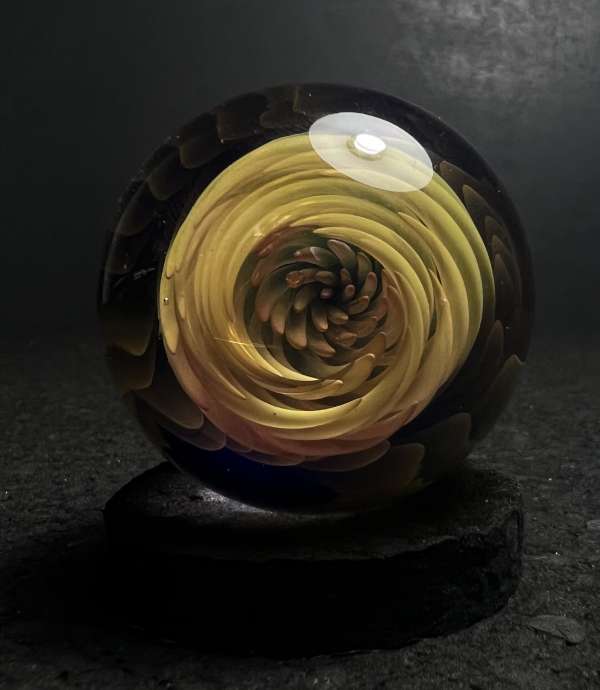 Sobe Glass Large Spiral Marble