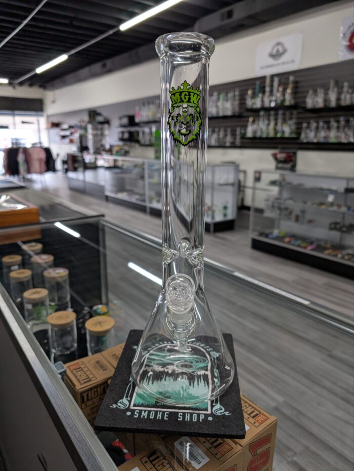 MGW (Manifest Glass Works) 7mm Clear Beaker- Groton CT