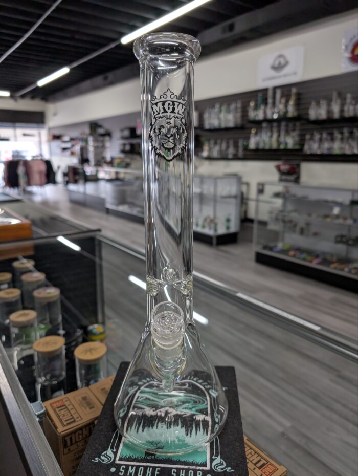 MGW (Manifest Glass Works) 7mm Clear Beaker- Groton CT