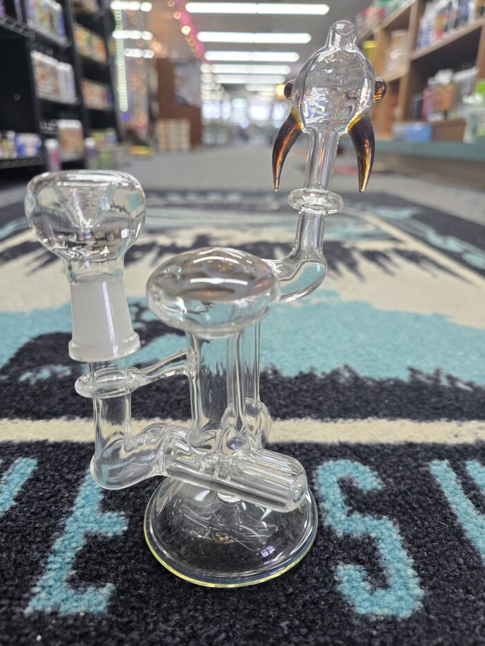 Clear Inline Dragon Head Dab Rig- Enfield, CT. - Image 2