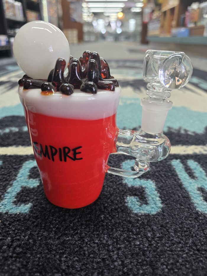 Empire Glass Heavy 'Beer Pong' Dab Rig- Enfield, CT.