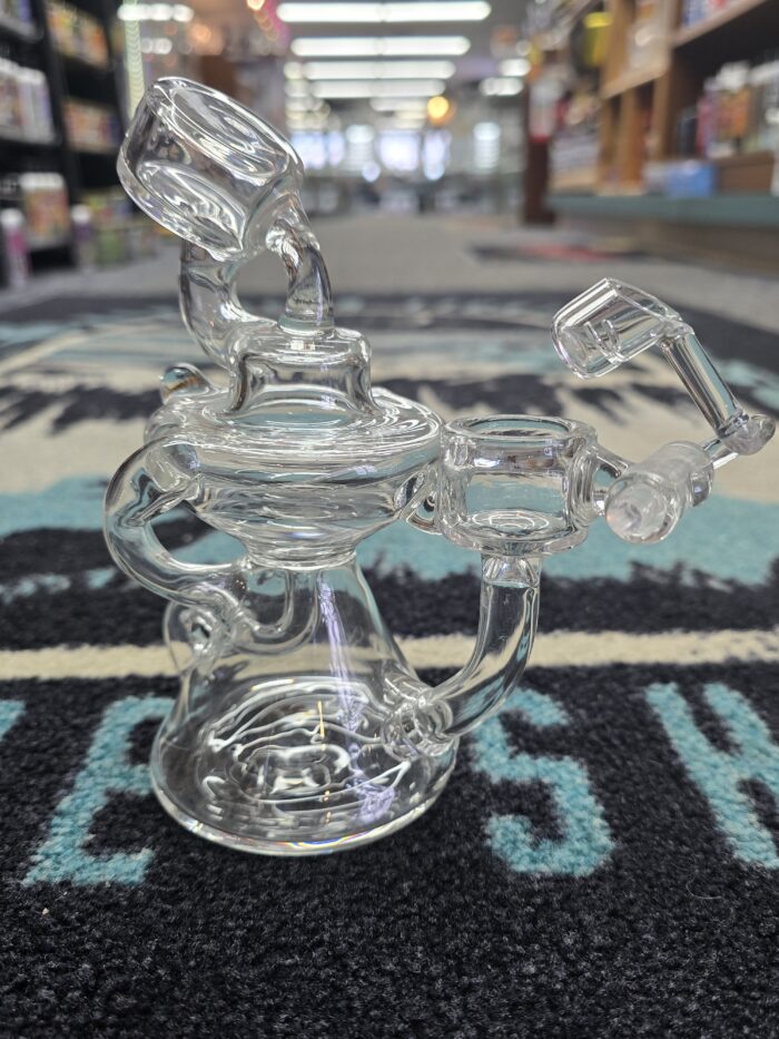 Clear Recycler Dab Rig with Swing Arm Bucket- Enfield, CT. - Image 2