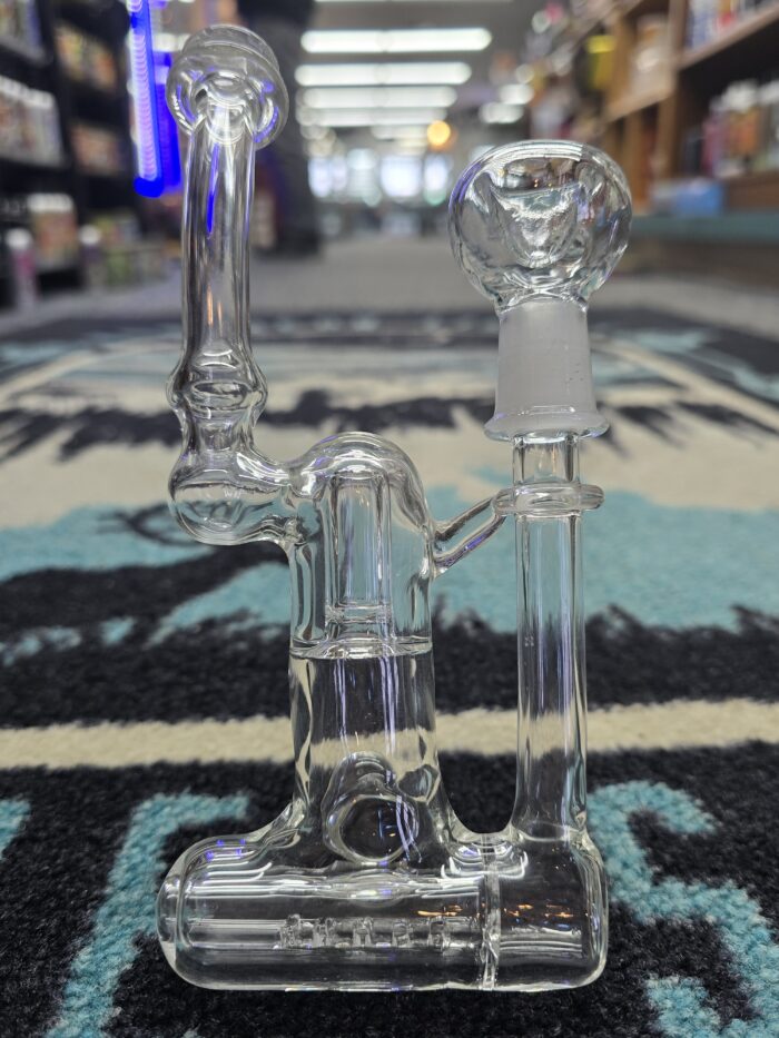 Clear Inline Left Hand Dab Rig- Enfield, CT.