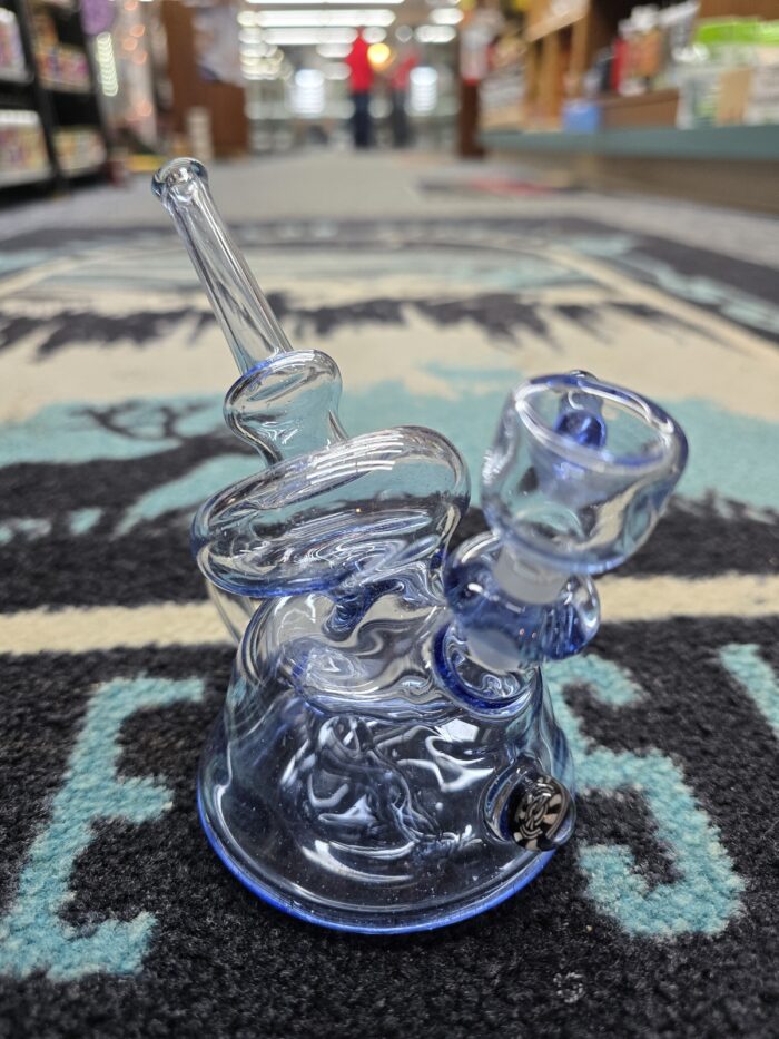 Danny Camp Translucent Blue Full Color Dab Rig- Enfield, CT. - Image 3