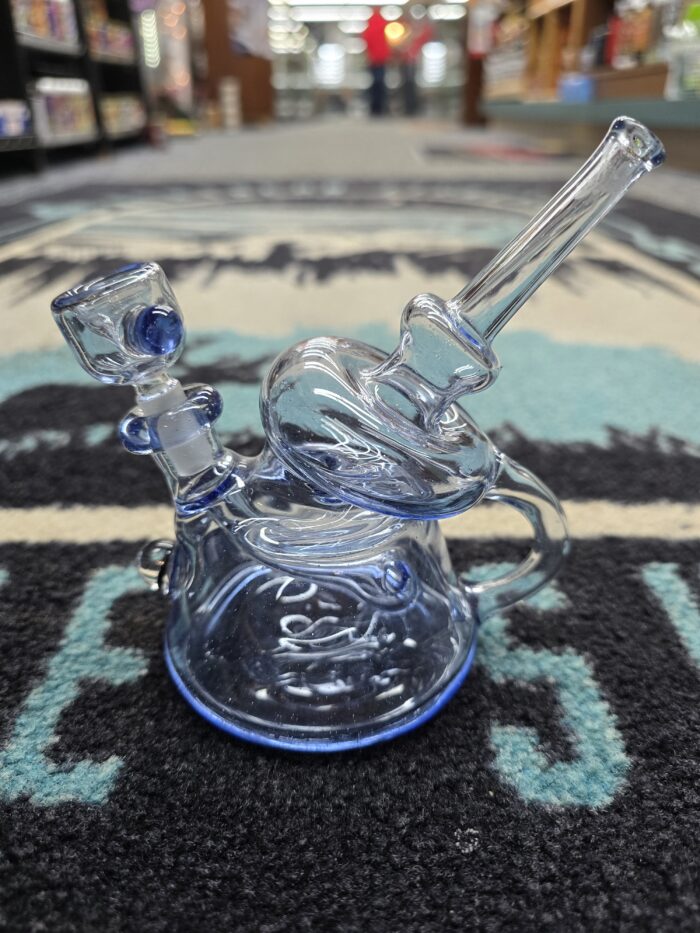 Danny Camp Translucent Blue Full Color Dab Rig- Enfield, CT. - Image 2