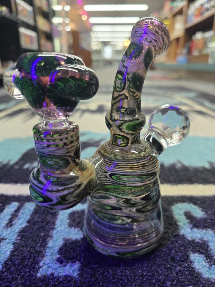 Jerry Kelly Fully Worked UV Reactive Dab Rig With Matching Milli Coin- Enfield, CT. - Image 4