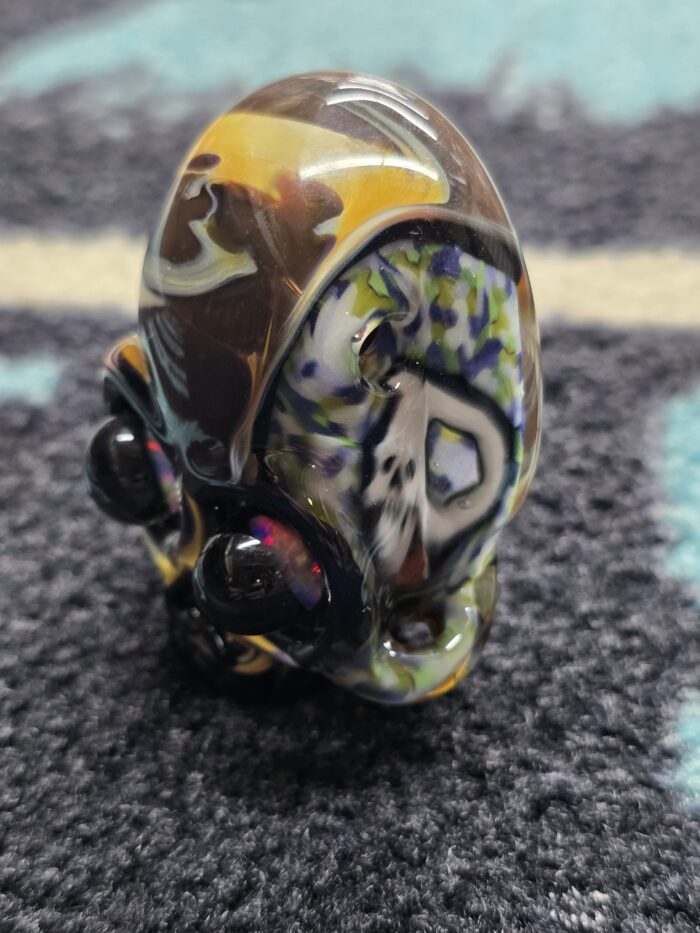 AKM x Elks That Run Colab Fully Worked Skull Pendent- Enfield, CT. - Image 3