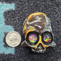 AKM x Elks That Run Colab Fully Worked Skull Pendent- Enfield, CT. - Image 4