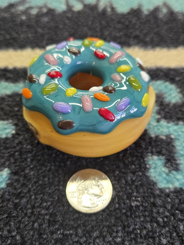 KGB Blue Frosting Sprinkles Donut Pipe- Enfield, CT. - Image 3