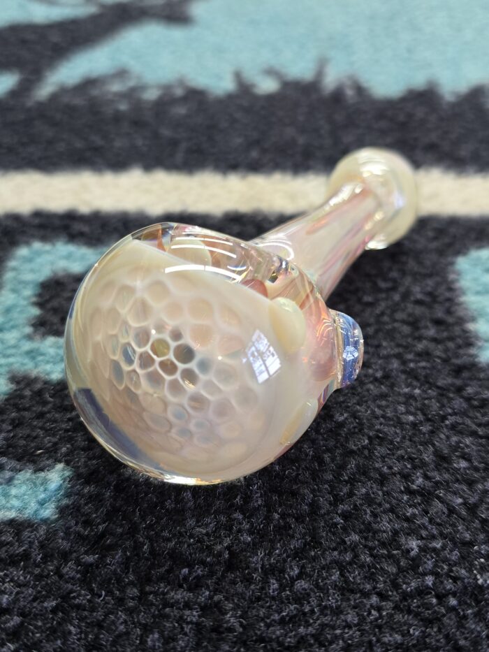 Amar Fully Gold Fumed Honeycomb Pipe- Enfield, CT. - Image 2