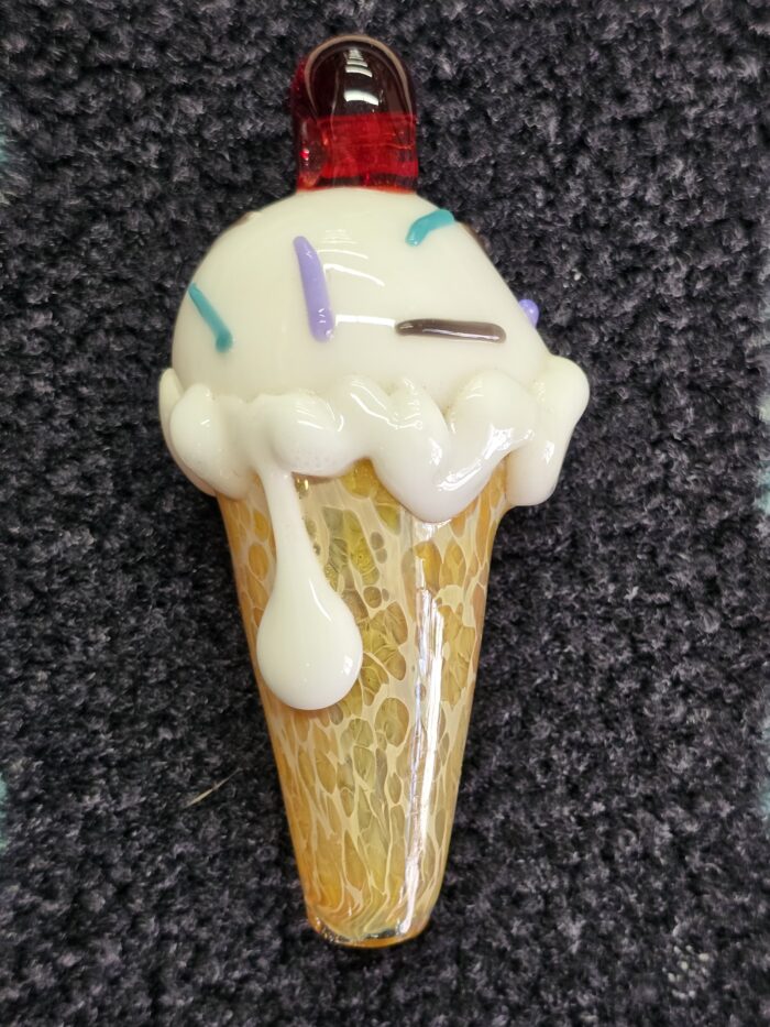 Christina Cody Ice Cream Cone Pendent/Pipe- Enfield, CT.