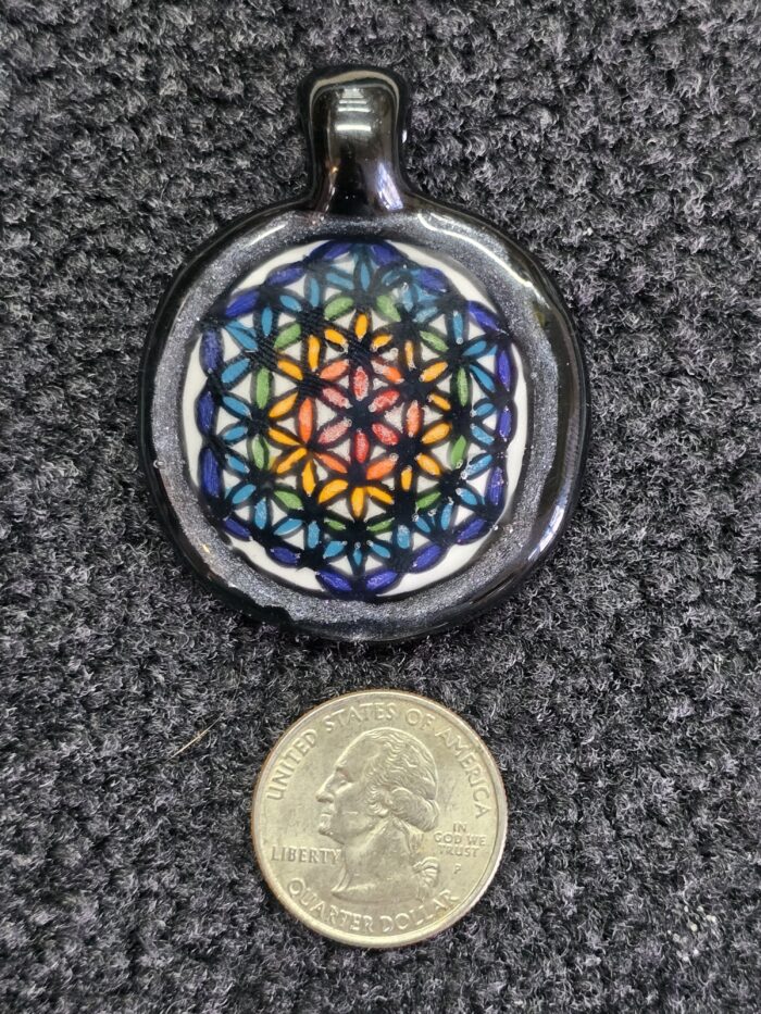 John Madden Flower Of Life Pendent- Enfield, CT. - Image 3