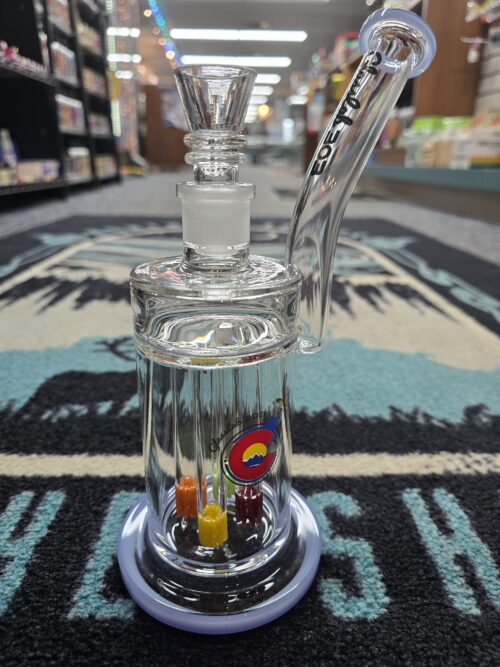 Glasslabs Quad Downstem Modern Bubbler Dab Rig- Enfield, CT.