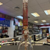 Augy Glass Fully Worked Beaker W/Dichro -Portland, ME