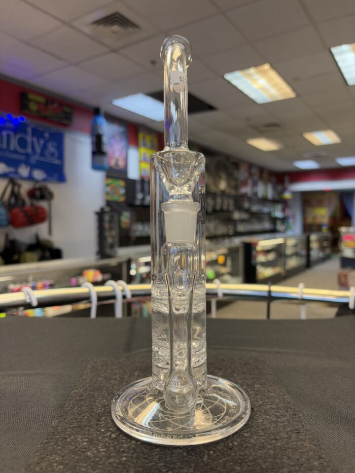 Licit Glass Full-size Quad 2-Way Turbine Clear Rig -Portland, ME