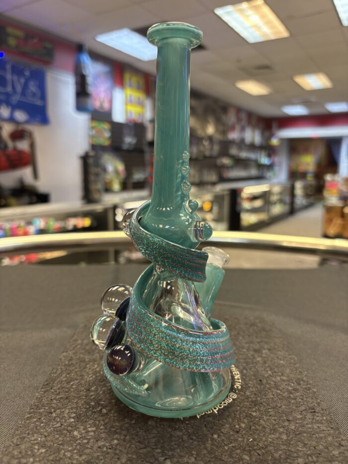 Justin Barr Dichroic Wrap Mini Beaker w/ 5 Marbles -Portland, ME - Image 3
