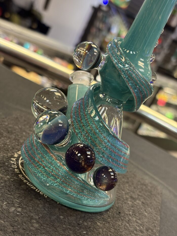 Justin Barr Dichroic Wrap Mini Beaker w/ 5 Marbles -Portland, ME - Image 4