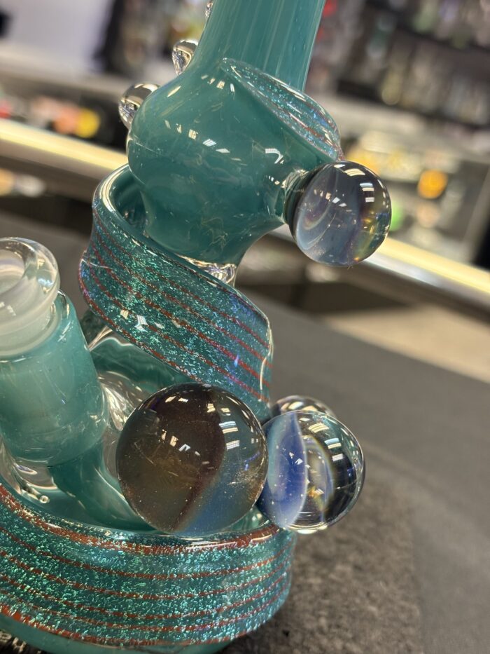 Justin Barr Dichroic Wrap Mini Beaker w/ 5 Marbles -Portland, ME - Image 5