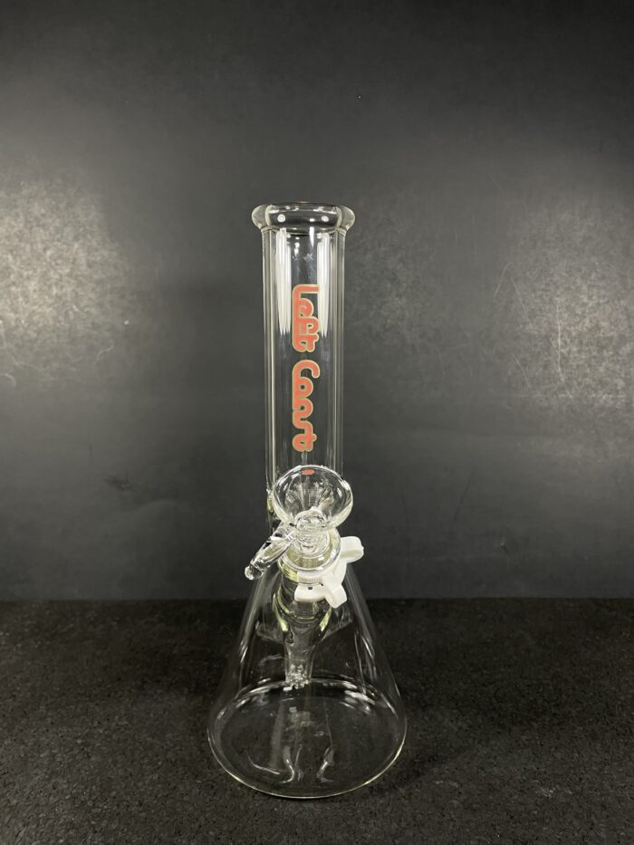 Left Coast Pink Label 38x4 Beaker- Burlington, VT.