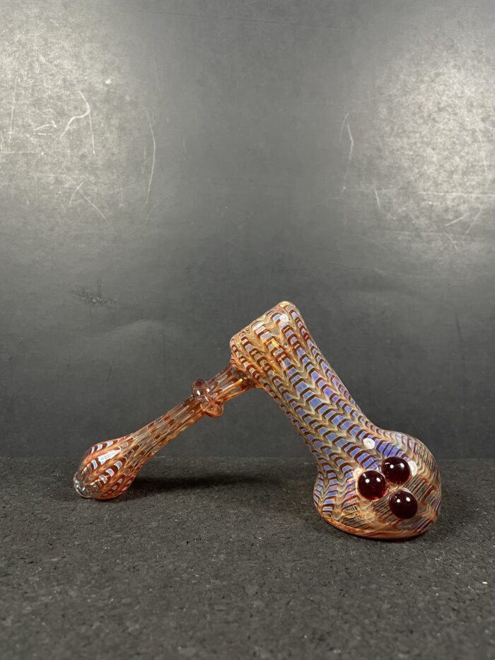 Prism Glassworks Wrap and Rake Bubbler- Burlington, VT.