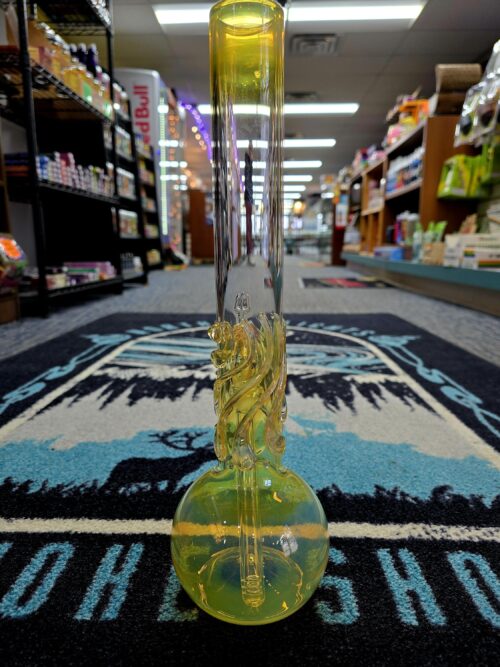 Trident Glass Wave Pattern Fumed Tube- Enfield, CT.