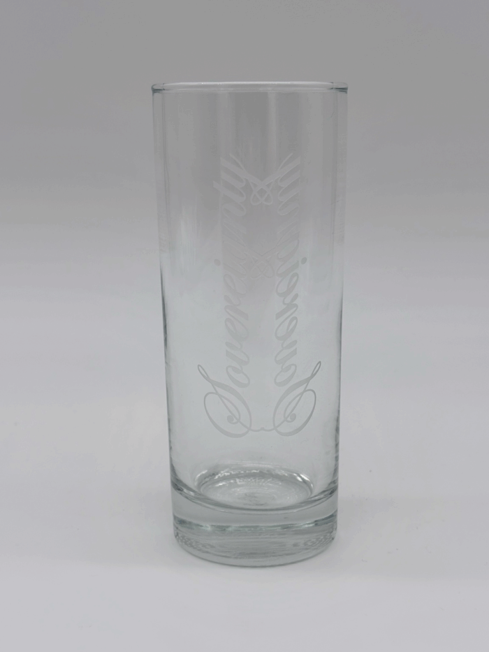 Sovereignty Drinking Glass- Portland ME